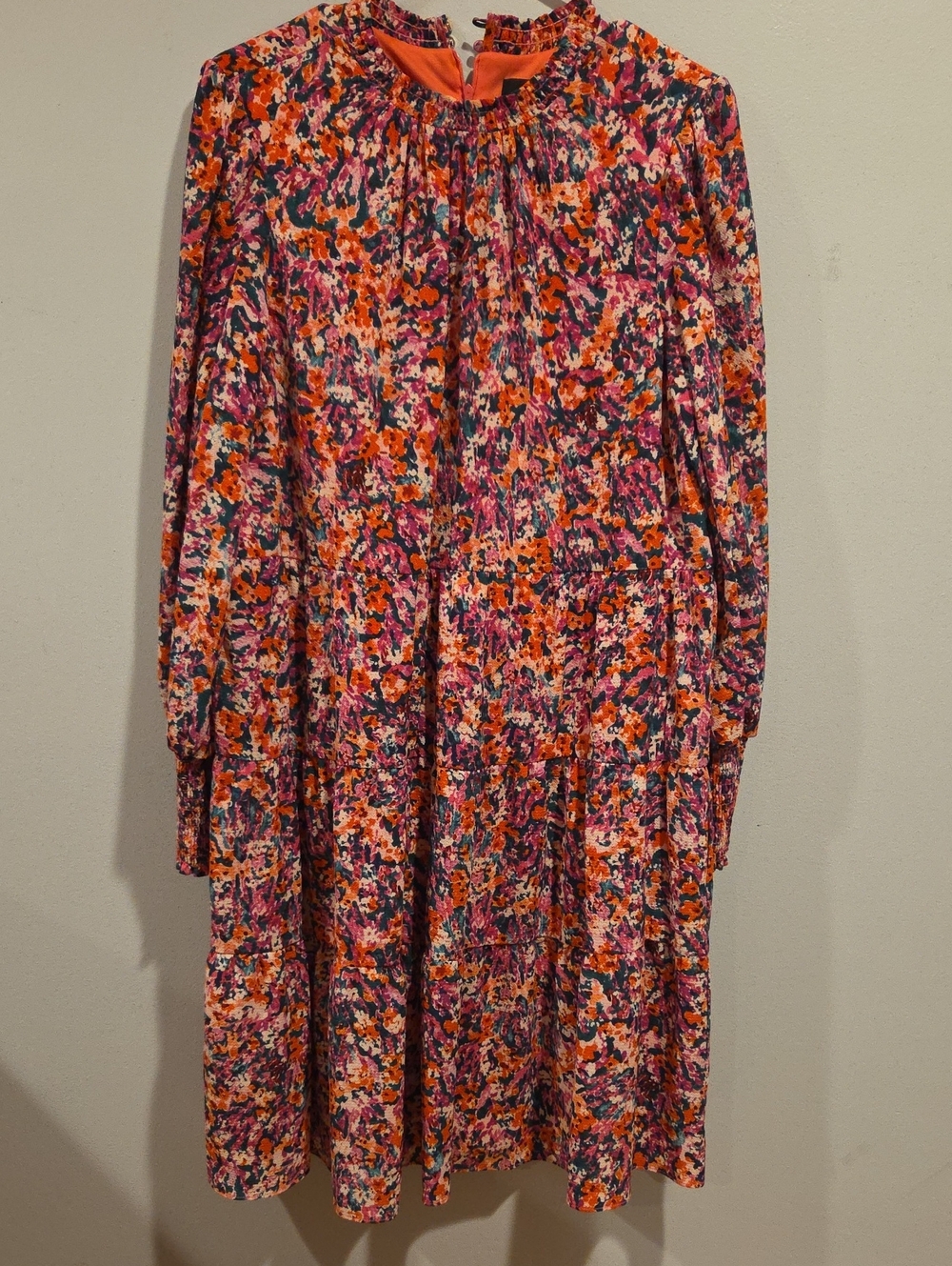 151. Maia Long Sleeve Tiered Boho Dress